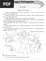 Interpretação de textos 1 (11 textos)