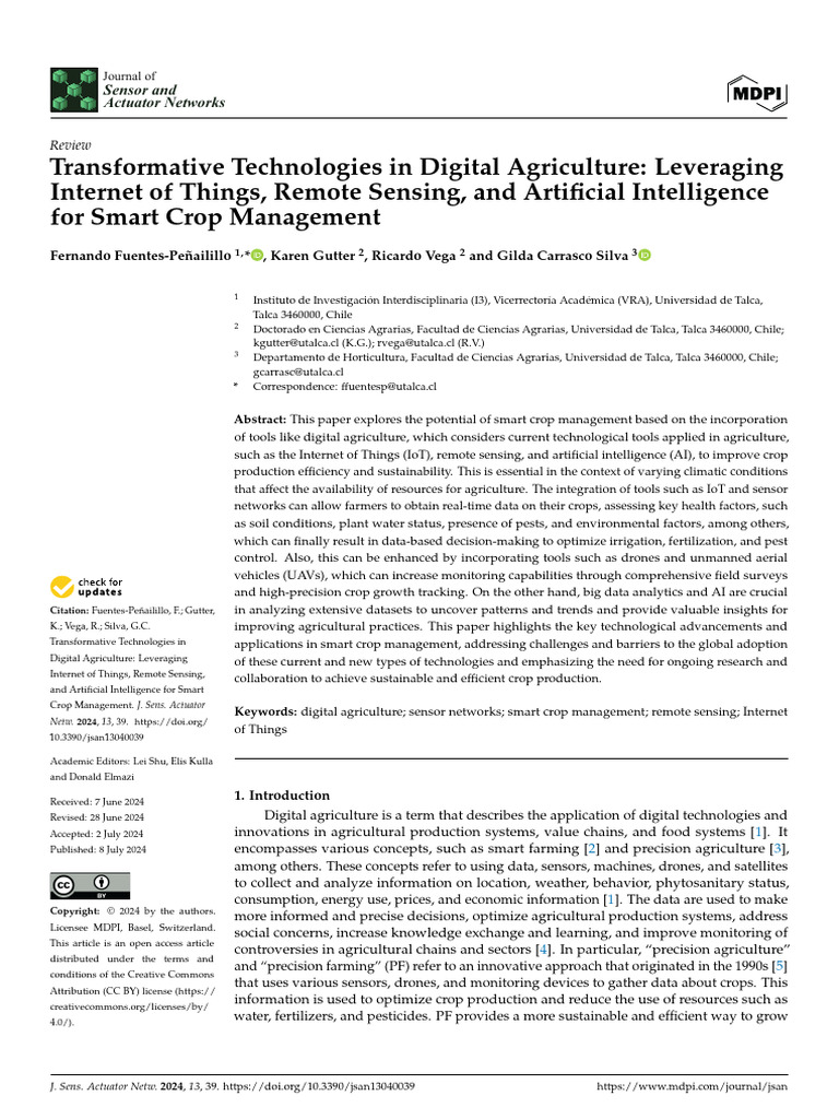 Paper 1 | PDF | Internet Of Things | Unmanned Aerial Vehicle