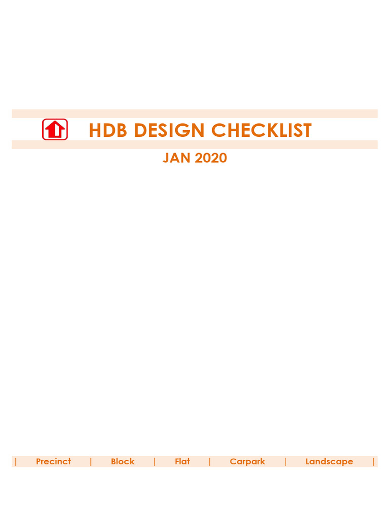 APPENDIX D Public Housing Design Checklist - Jan 2020 | PDF | Storm ...