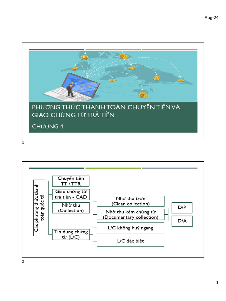 PH NG TH C Thanh Toán Chuy NTI NVÀ Giao CH NGT TR TI N | PDF