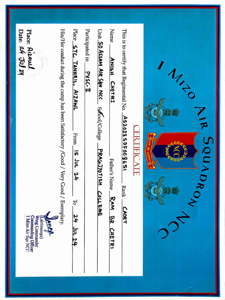 PVSC 1 Mizo | PDF