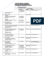 Approved Medical Examiners For Class Ii Medical Examination Issue & Renewal of Student Pilot License