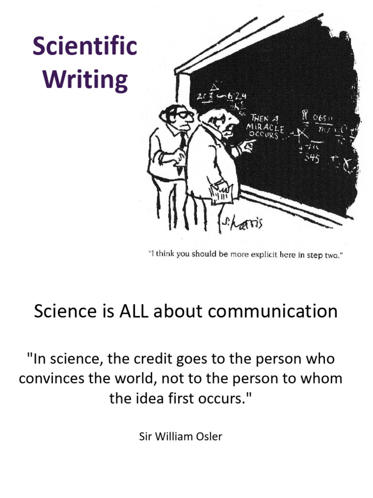 Scientific Writing 2023 3.1 | PDF | Science | Cognition