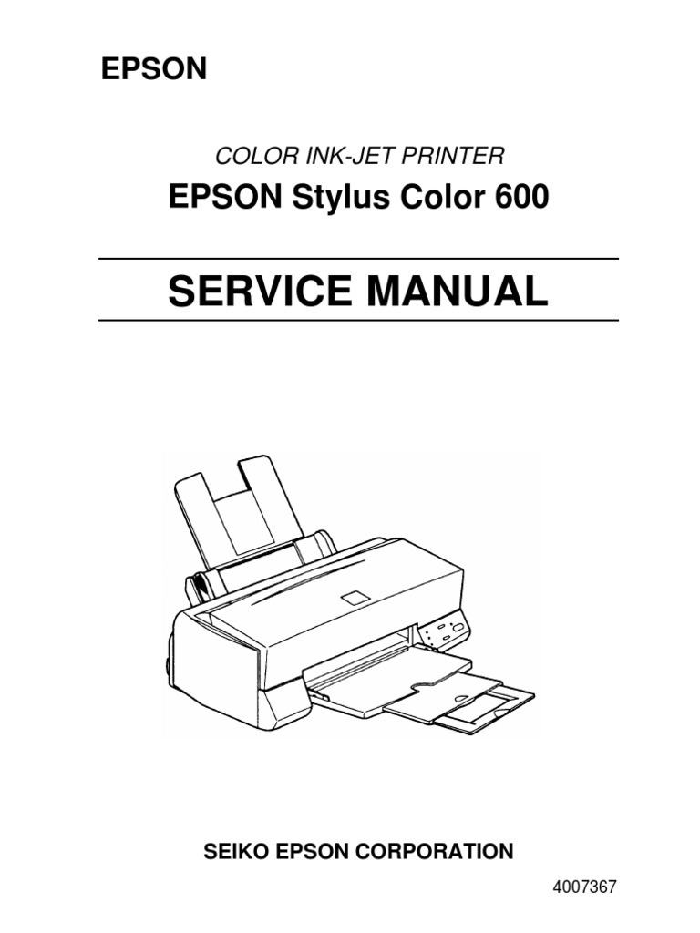 EPSON Stylus Color 600 | Typefaces | Printer (Computing)