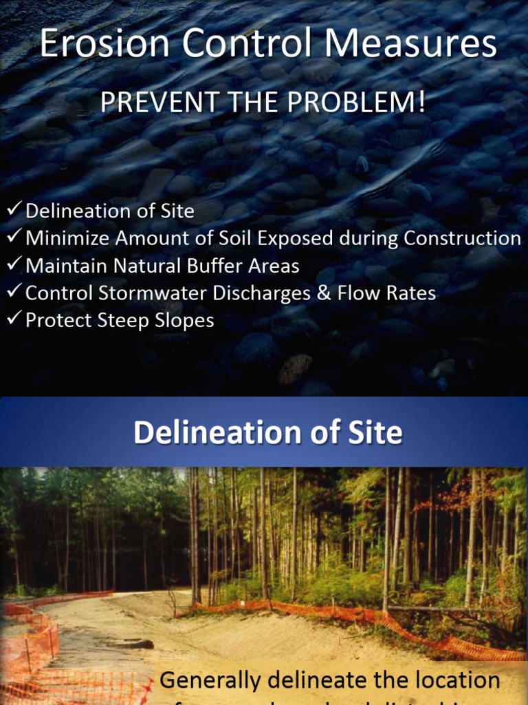 Introduction To Erosion Control | PDF | Erosion | Stormwater