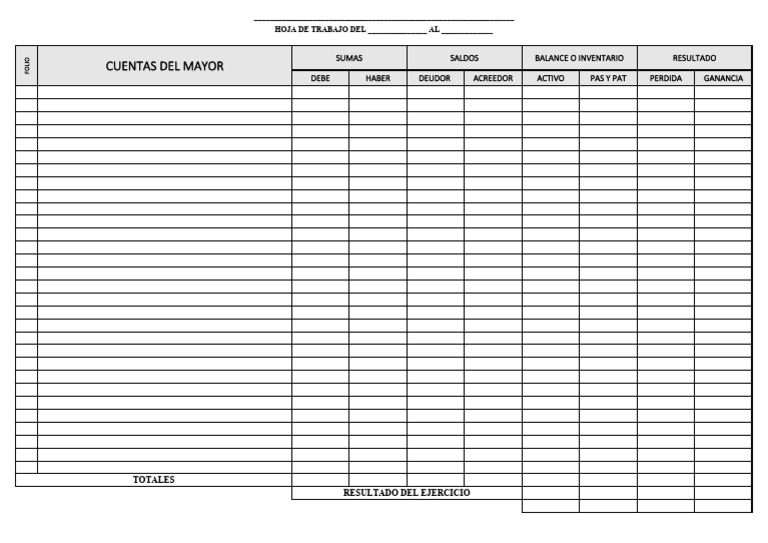 Hoja de Trabajo | PDF