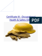 Certificate III - Occupational Health & Safety (