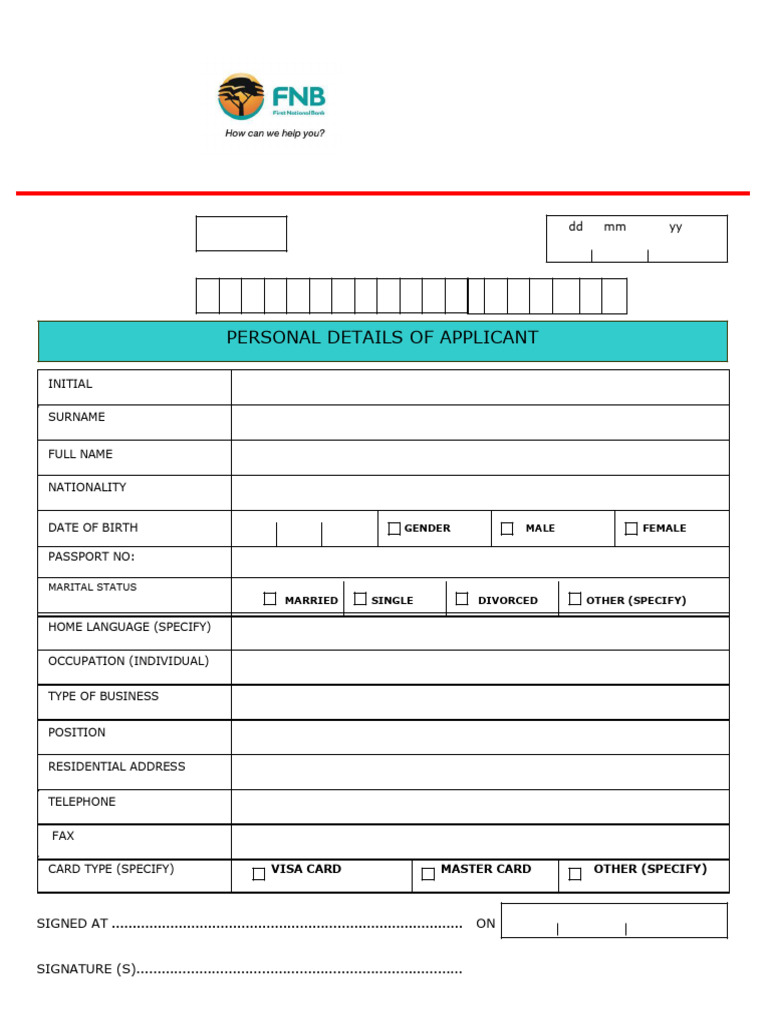 Card Form | PDF