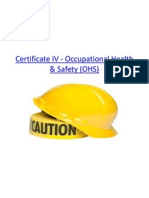 Certificate IV - Occupational Health & Safety (
