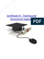 Certificate IV - Training and Assessment Upgrade