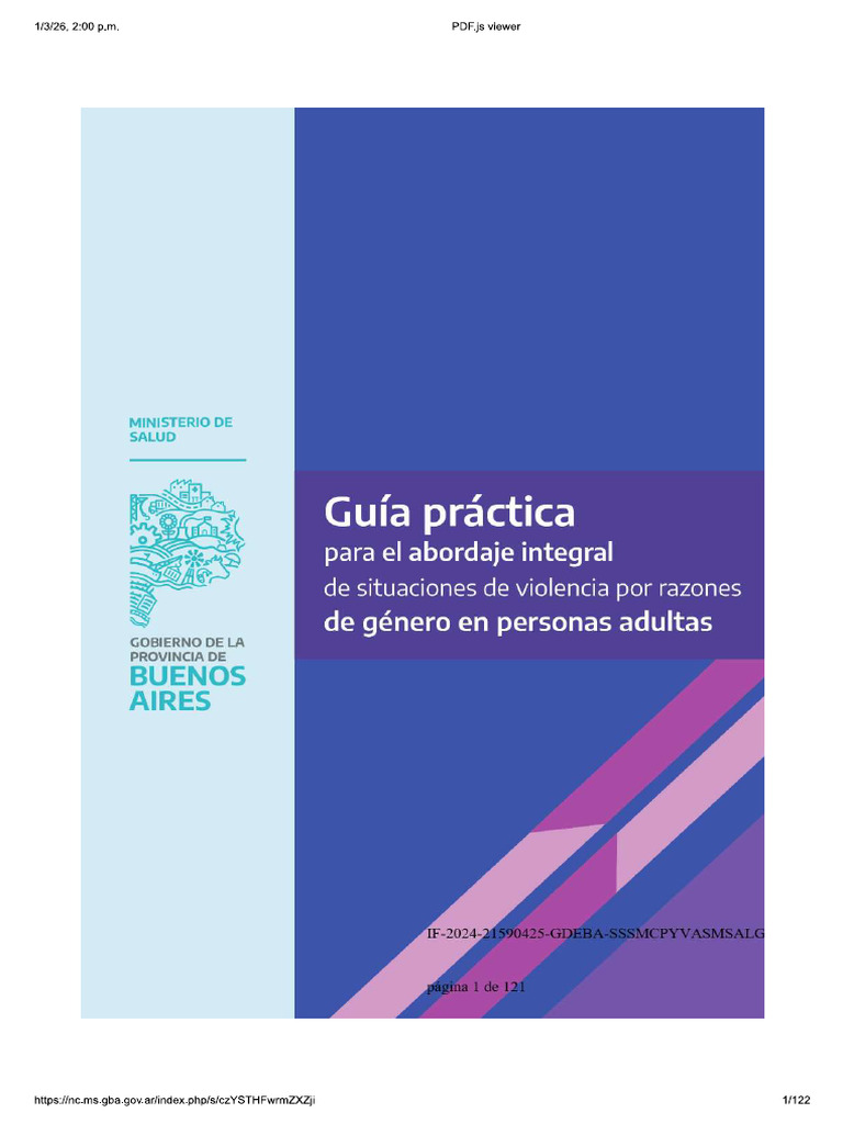 Guía para Abordaje Integral Violencia de Género | PDF
