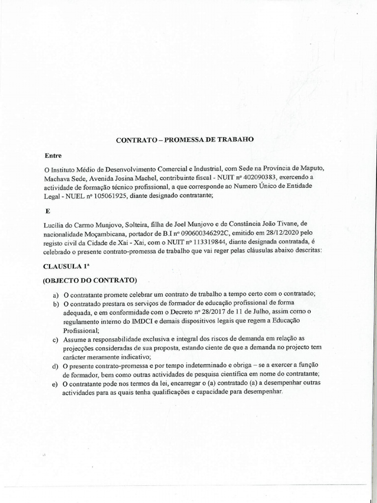 Contracto Lucilia | PDF