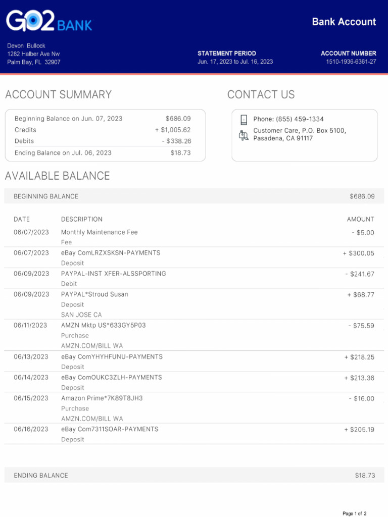 GO2 Bank | PDF