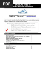 Students Guide To Develop Internship