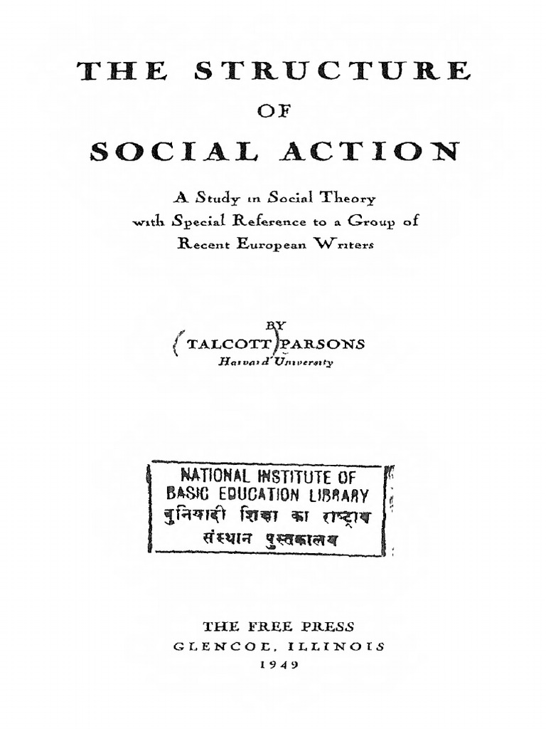 4397-The Structure of Social Action - Text | PDF | Theory | Empirical ...