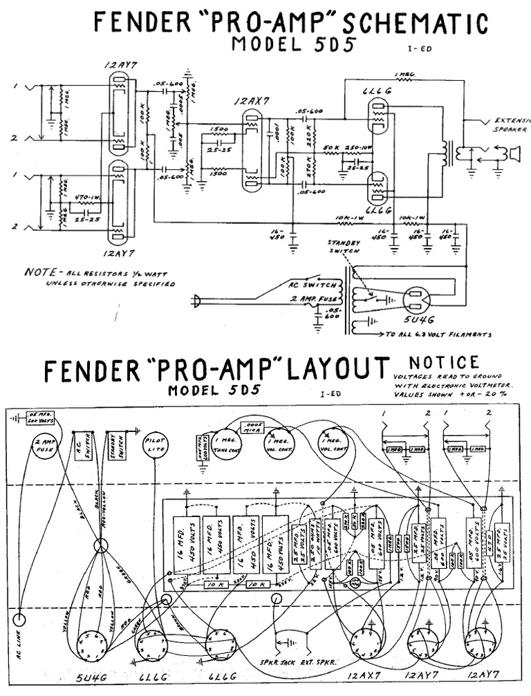 54 (5D5) Pro Schematic | PDF