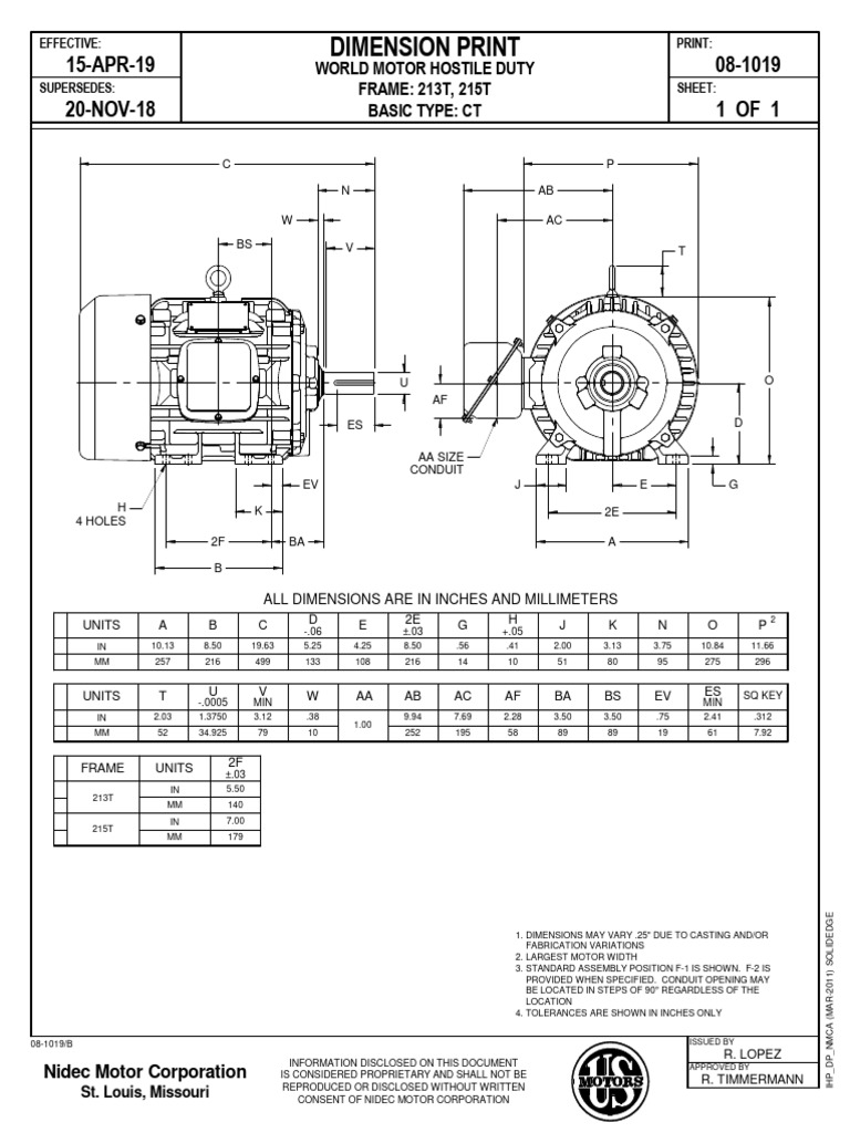 3hp Us Motors - 1200 RPM | PDF | Power Inverter | Electric Motor