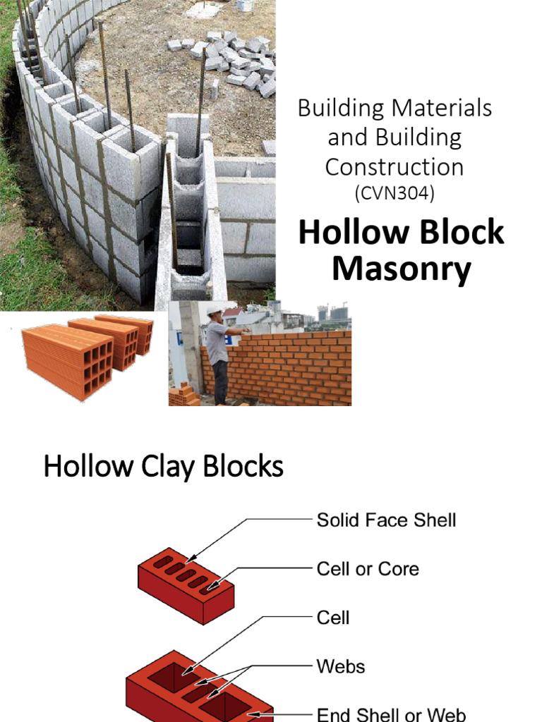 Hollow Block Masonry | PDF