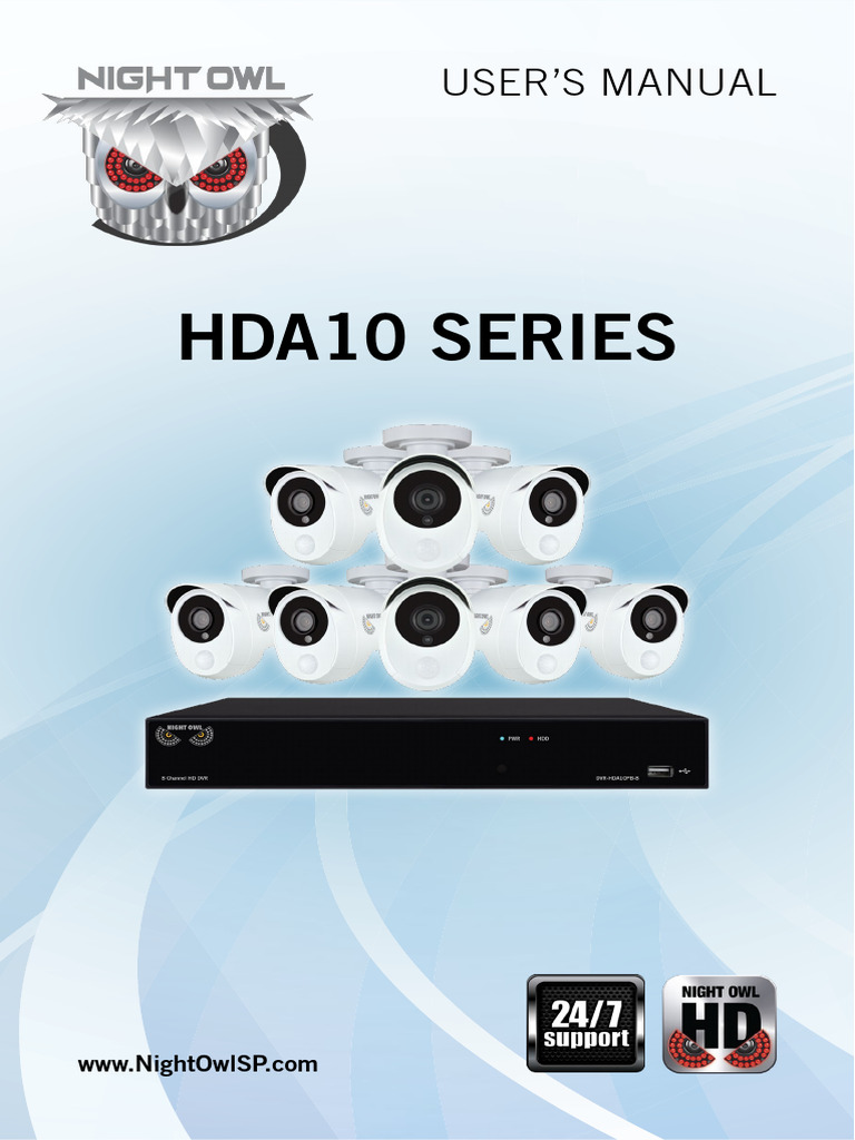 Hda10 Series: User'S Manual | PDF | Ip Address | Digital Video Recorder