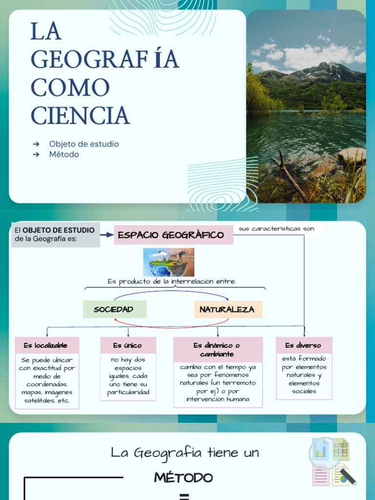 P2 La Geografía Como Ciencia | PDF | Geografía | Ciencias de la Tierra