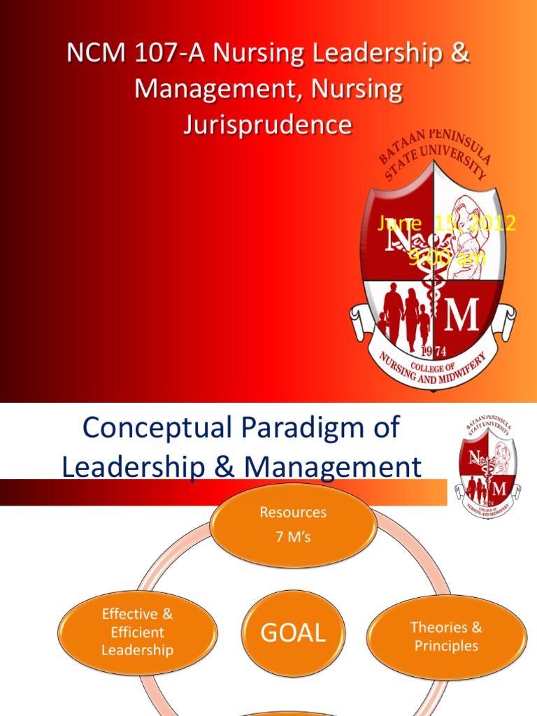 NCM 107-A Lecture 2012 | PDF | Goal | Nursing