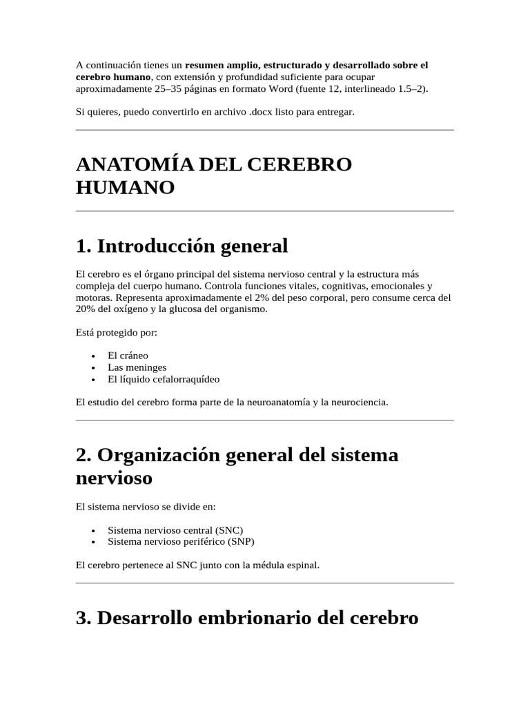 4 cerebro | PDF | Cerebro | Sistema nervioso central