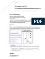 General Information: Item Information Page - Domain Knowledge - Binary Score