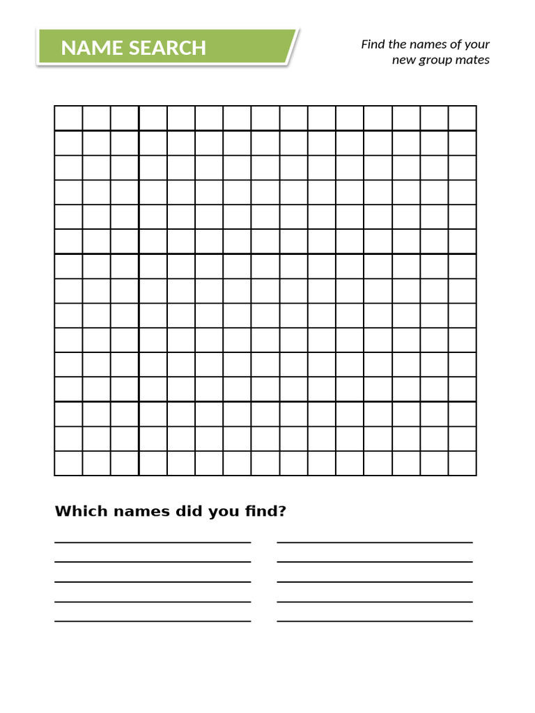 Namesearch | PDF