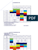 Sem I Time Table 2012-13 F Y B Tech