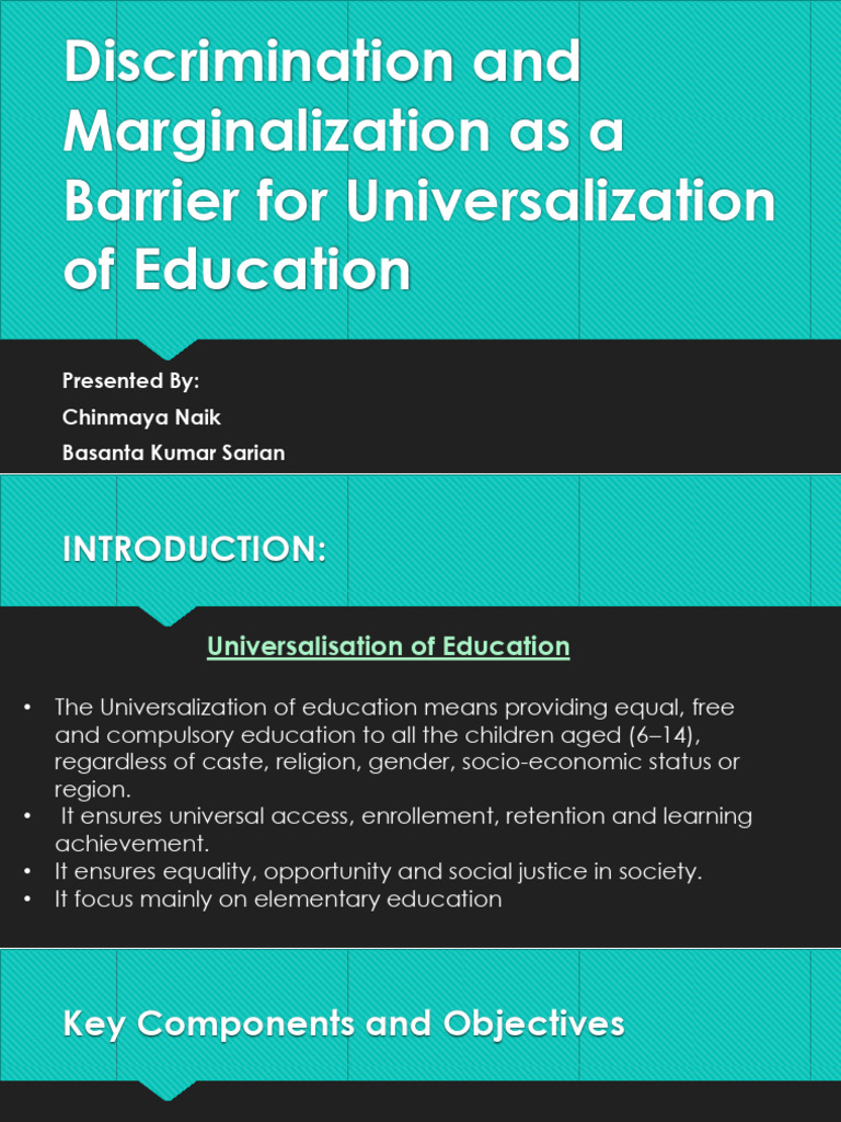 Discrimination Presentation | PDF | Social Exclusion | Discrimination