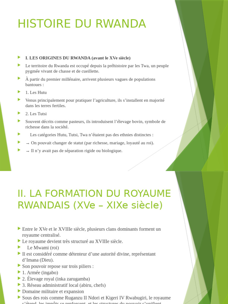 Rwanda Full Original Text - PPTX Benjamin | PDF | Rwanda | Hutus