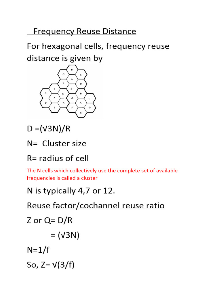 MOD1-Cellular Concept Problems | PDF | Cellular Network | Area