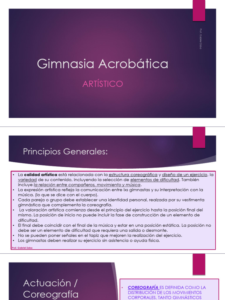 Gimnasia Acrobática (ACRO III) | PDF | Gimnasia