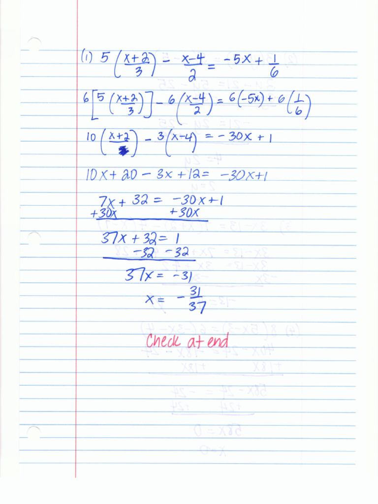 Test 1 Practice Problems Answer Key | PDF