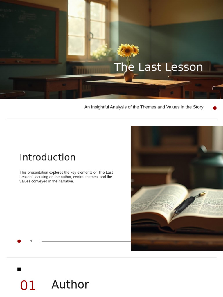 The Last Lesson | PDF | Narrative | Identity (Social Science)