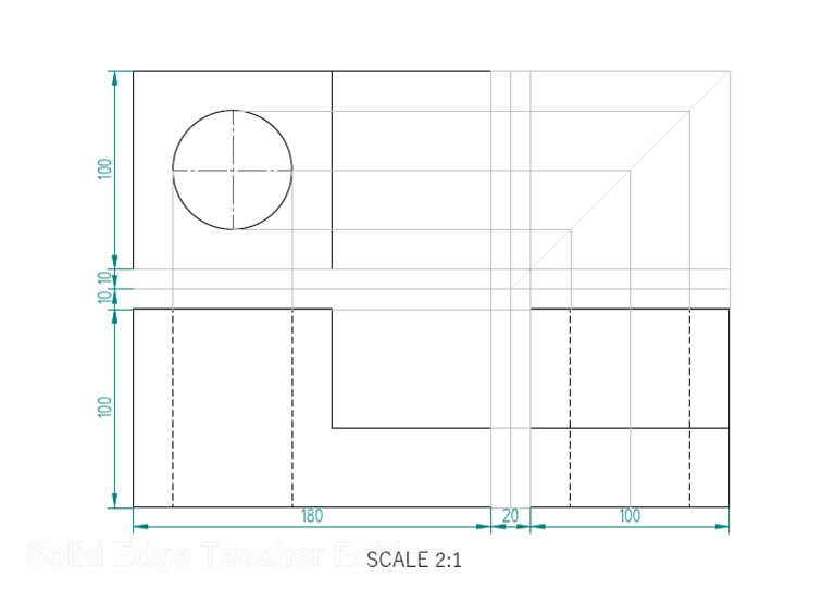 Module 12 Orthographic Projection With Vertical Height and Horizontal ...