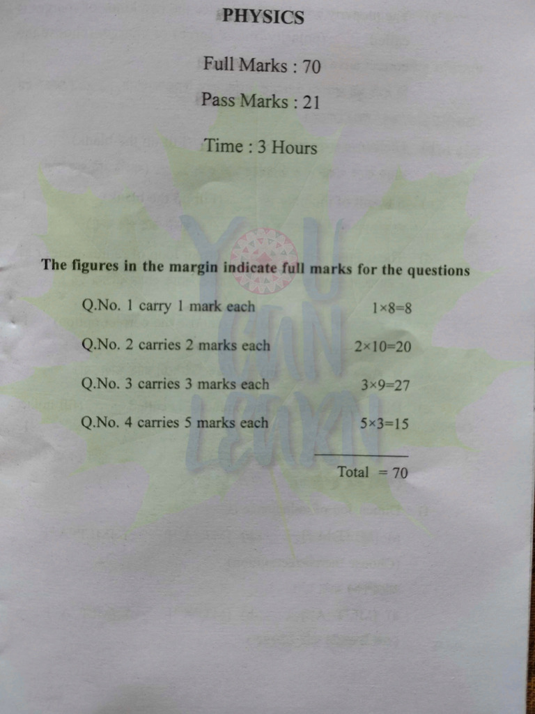 Phy 3 | PDF