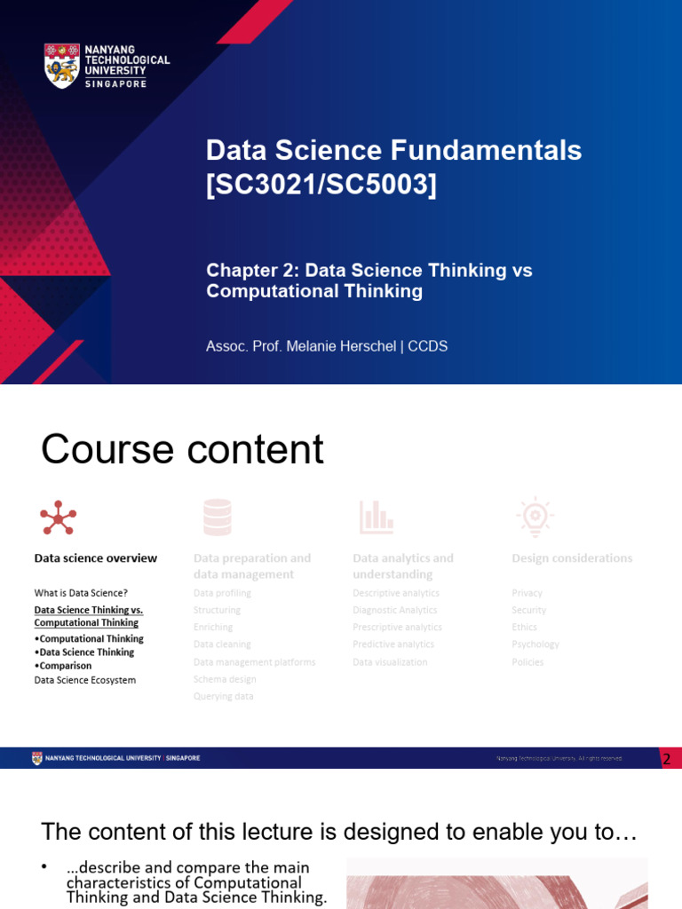 02 w2 Computational Vs Data Science Thinking | PDF | Data Science ...