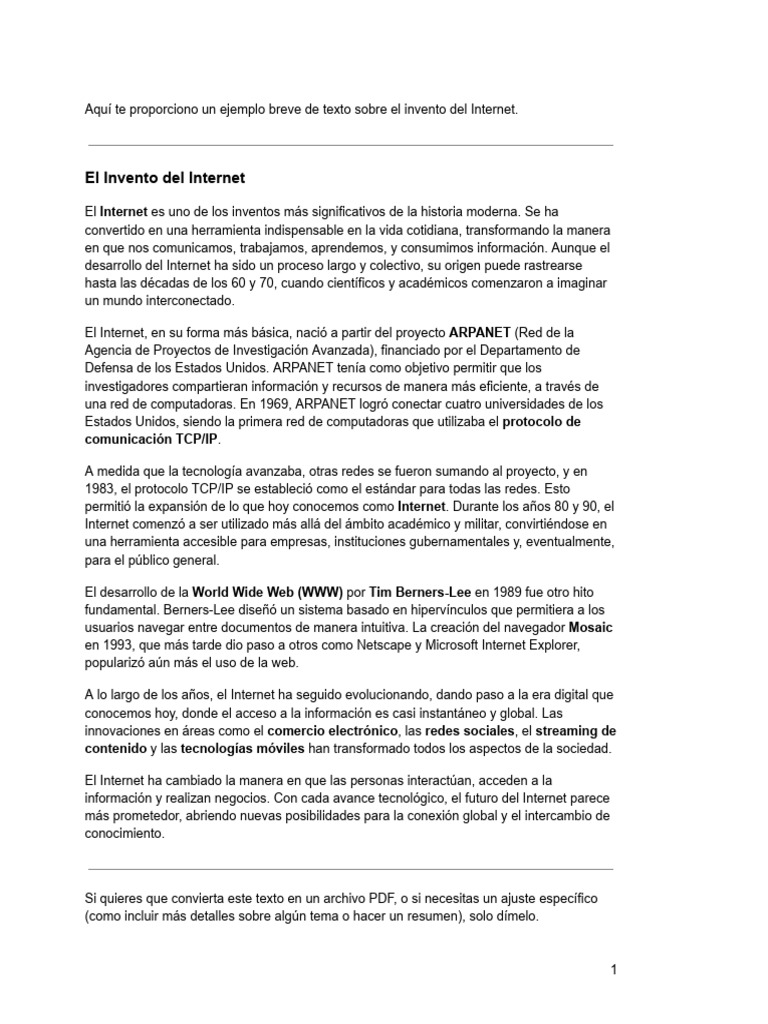 A1 Internet | PDF | Red mundial | Internet y web