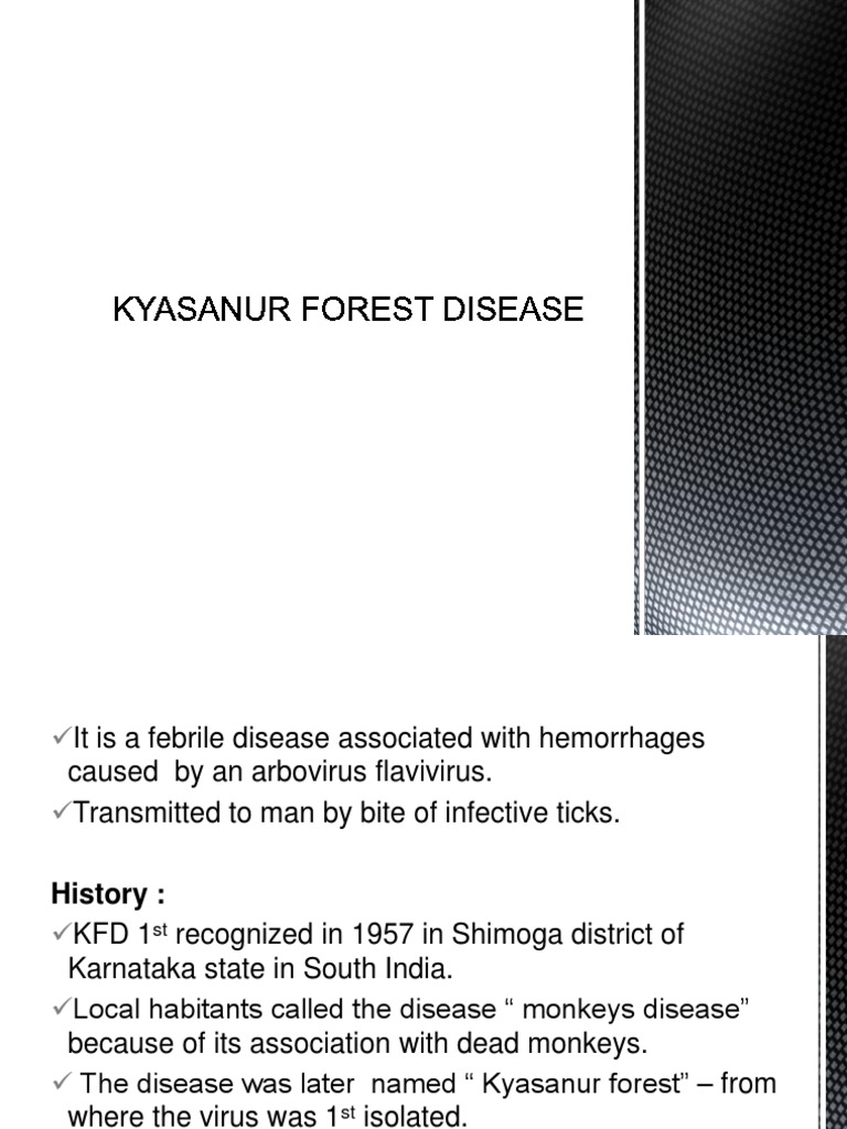 Kyasanur Forest Disease Overview | PDF | Transmission (Medicine) | Virus