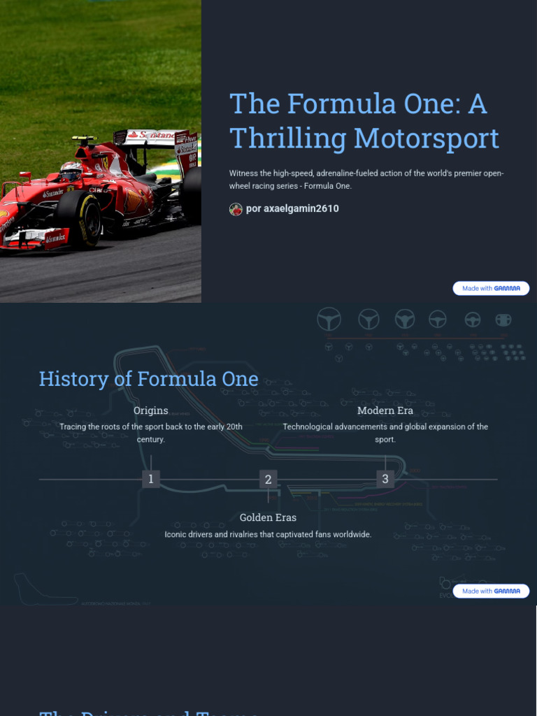 The Formula One A Thrilling Motorsport | PDF | Formula One | Sports