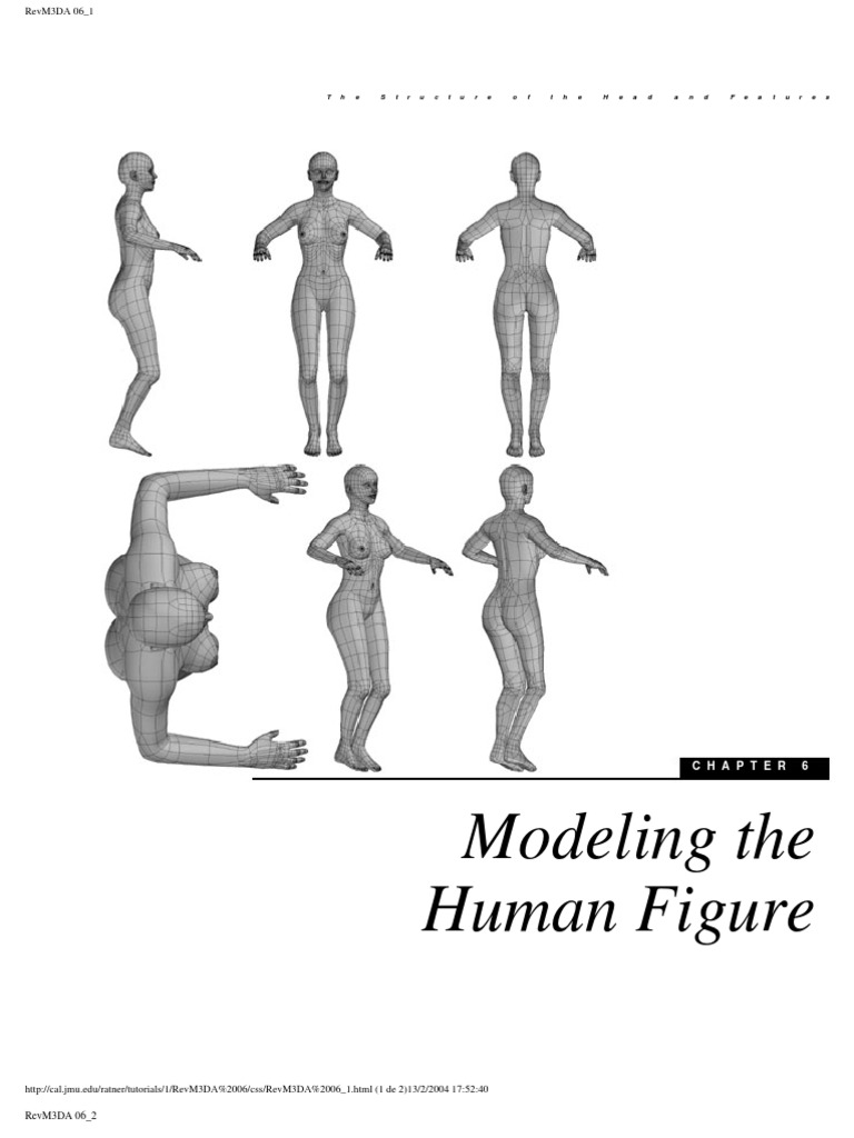 Human Figure Modeling Techniques | PDF | Pelvis | Anatomy