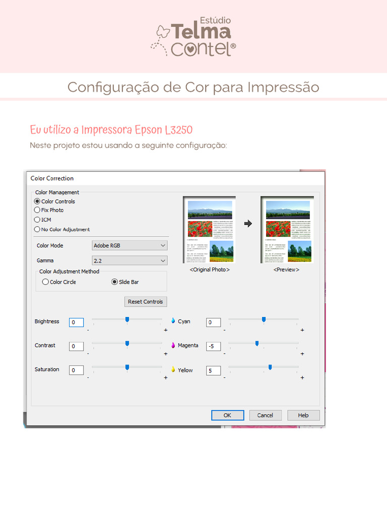Configuracao Cor | PDF