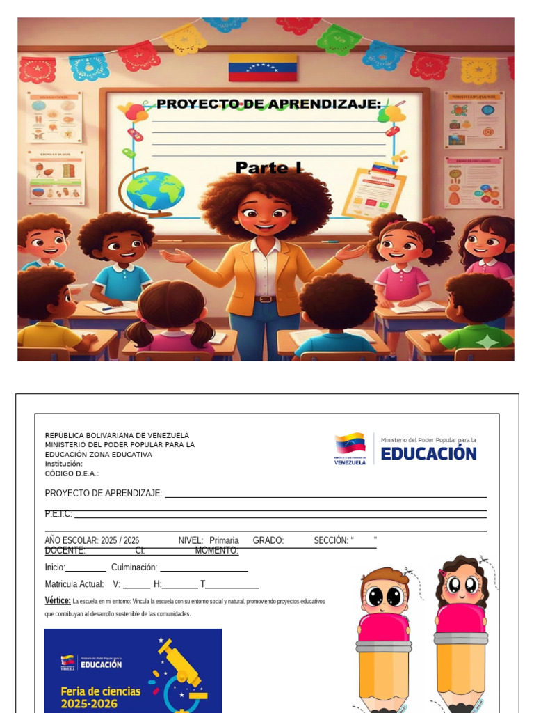 2do Grado Parte I Proyecto de Aprendizaje 2026 2do Momento | PDF ...