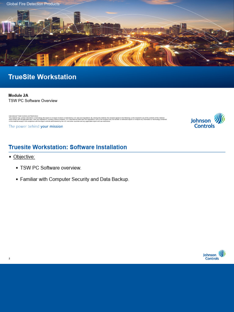 Mod A02A - TSW Software Overview - 1.5 | PDF | Microsoft Windows | Backup