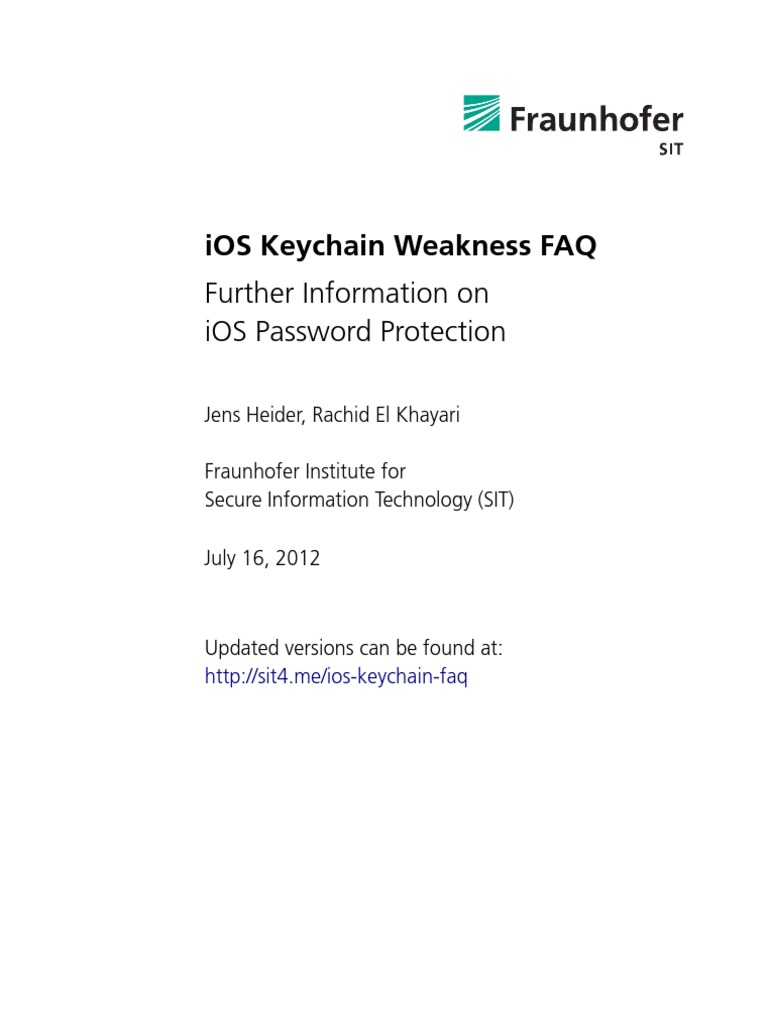 SC Iphone Passwords Faq | PDF | Ios | Password