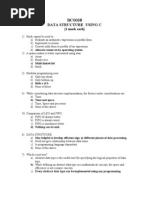 BC0038 Data Structure Using C Paper 1