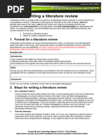 Chapter 2: Literature Review Synthesis Guide | PDF | Theory | Science