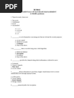 BC0041 FUNDAMENTALS OF DATABASE MANAGEMENT PAPER 2