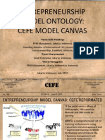 Entrepreneurship Model Ontology: Cefe Model Canvas